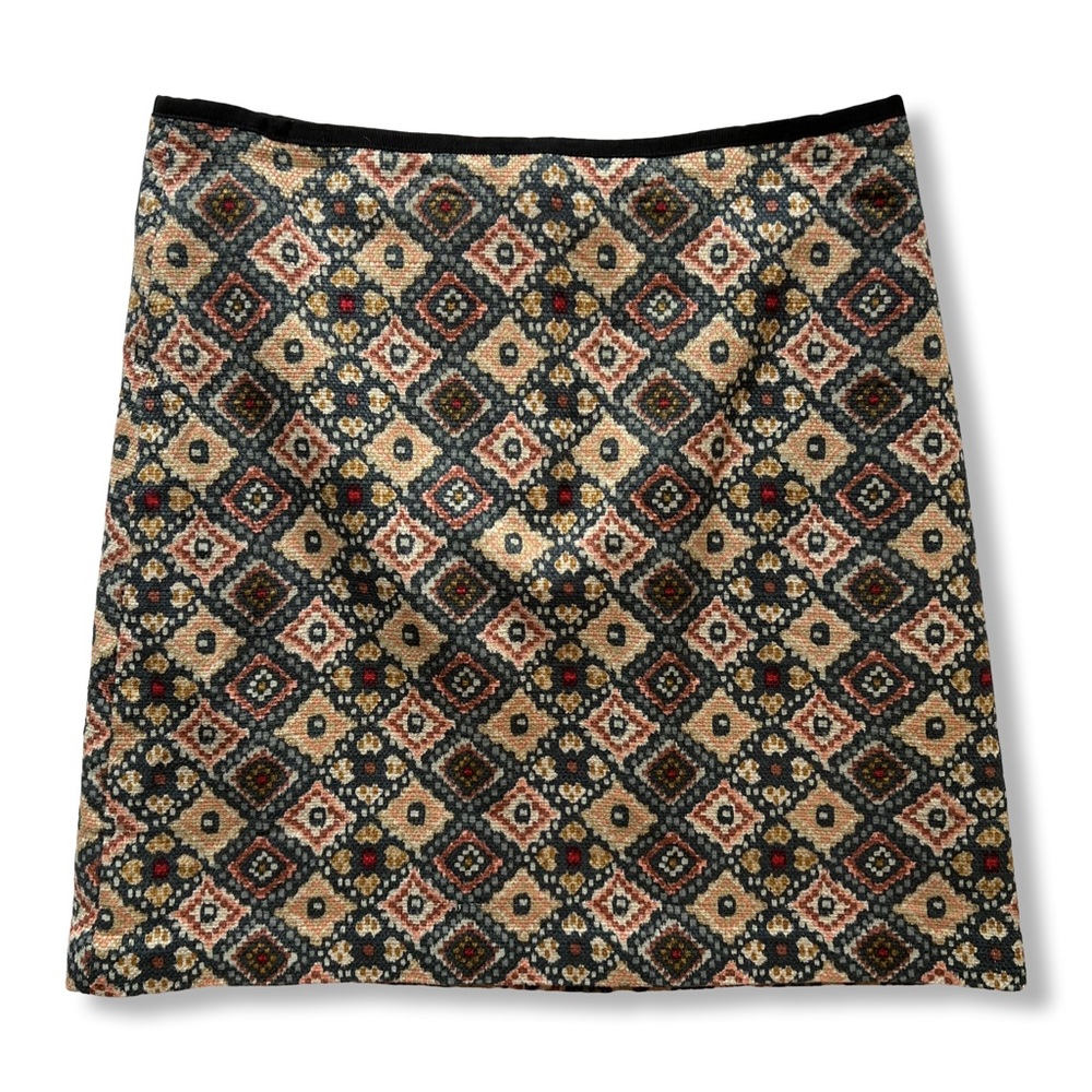 LOFT Bold Geometric Diamond Mini Skirt Sz. 8